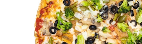 A close up of a pizza Description automatically generated with medium confidence
