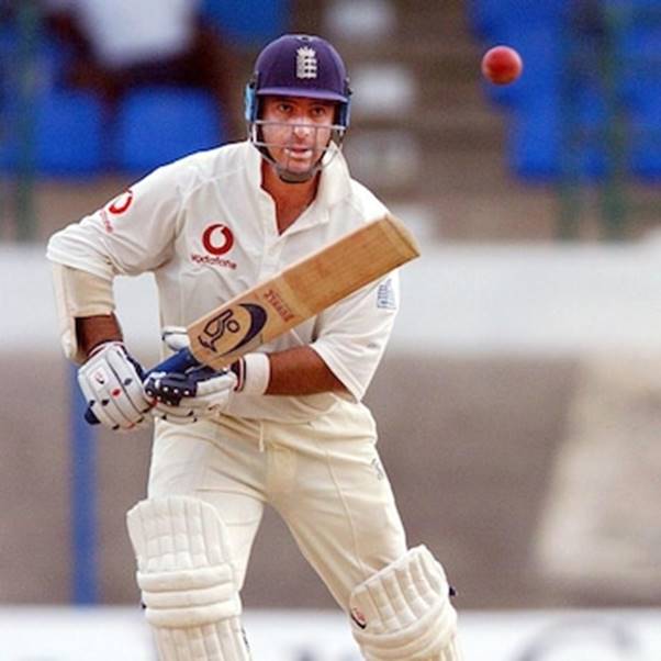 England's Graham Thorpe playing against the West Indies in March 2004