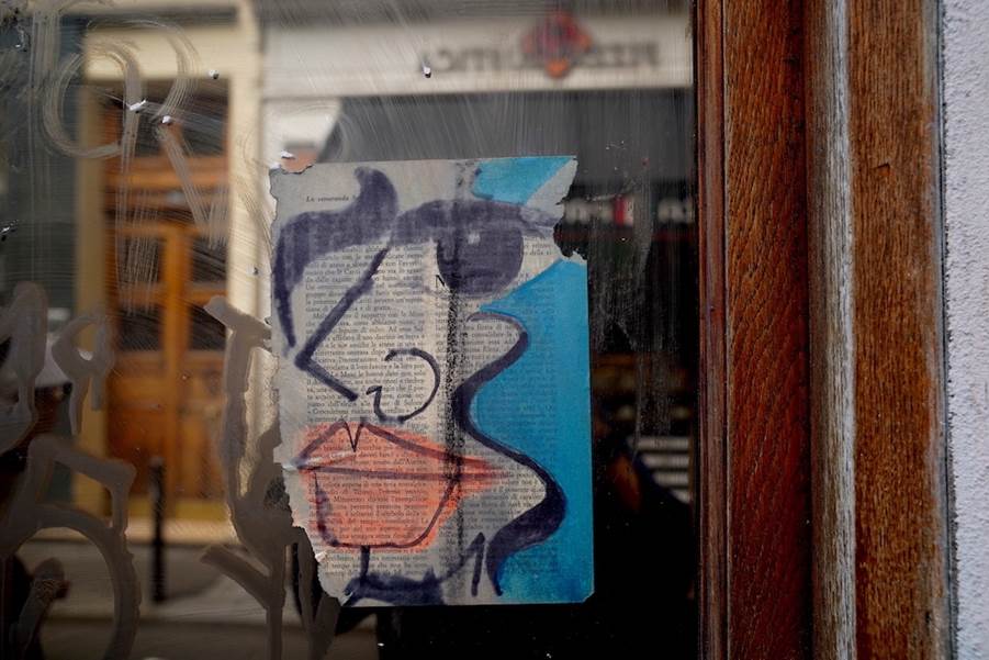 A piece of art on a window Description automatically generated with low confidence