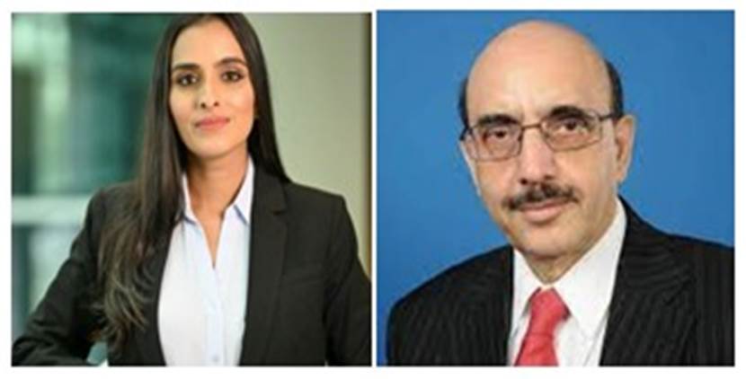 A person and person in suits Description automatically generated