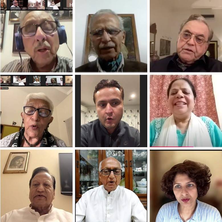 A collage of a group of people Description automatically generated