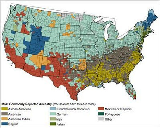 A map of the united states Description automatically generated