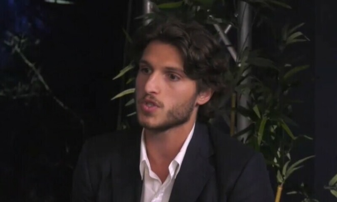 A screengrab of PTI Founder&rsquo;s son Kasim Khan speaking during an interview. &mdash; X/@RealAmVoice