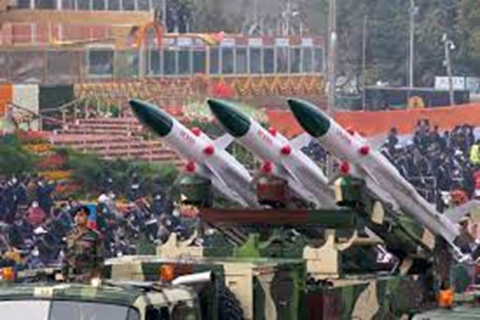 A picture containing outdoor, missile Description automatically generated