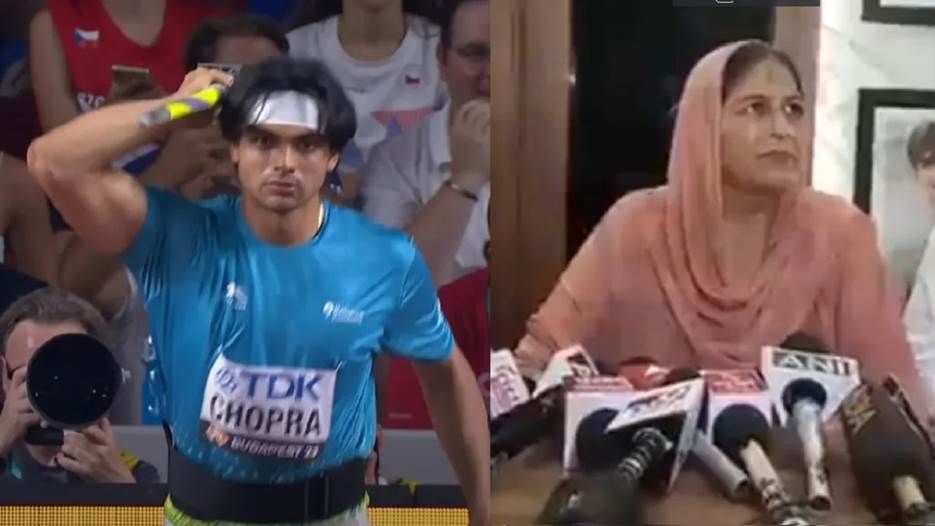 A person in a blue shirt and a person in a pink scarf Description automatically generated