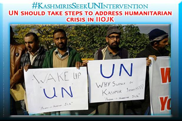 UN intervention sought for resolution on Kashmir dispute - Pakistan Observer