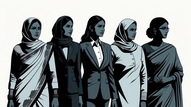 A group of women in different outfits  AI-generated content may be incorrect.