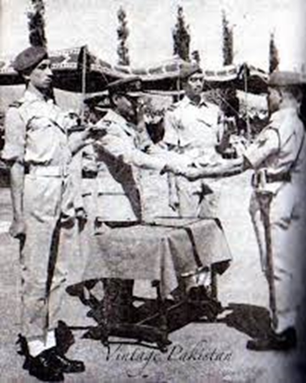 Vintage Pakistan - A Brave & Dedicated Son of Pakistan...! Maj. Shabbir  Sharif N.H. receiving sword of honour on his passing out parade. The most  decorated military officer in the history of