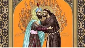 nephew of Saladin with St. Francis
